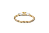 Grey Chain Bracelet 18K Gold Plated