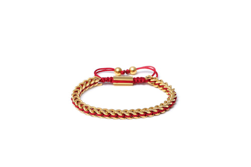 Crimson Chain Bracelet
